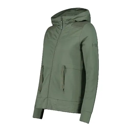 Флисовая кофта CMP Women's Fleece with Drawstring Waistband Swamp XXS (1097-34D5586-E452 34) - фото 3