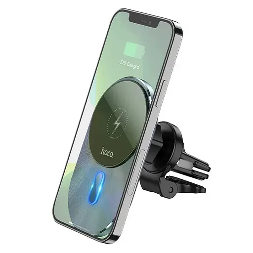 Автодержатель с БЗУ Hoco CA91 магнитный (PD 15W) - фото 4
