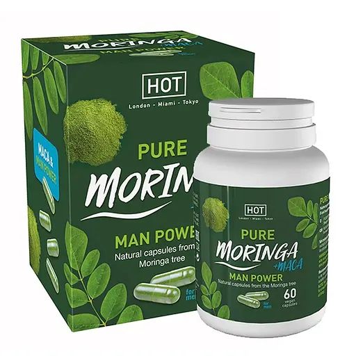 Таблетки для підвищення потенції HOT Bio Moringa Man Caps 60 шт.