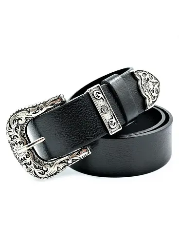 Ремінь шкіряний Le-Mon жіночий 90-110х4 см acs0018446 - фото 2