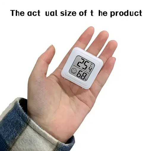 Міні РК-цифровий термометр і гігрометр — портативний вимірювач температури та вологості для дому та вулиці - фото 14