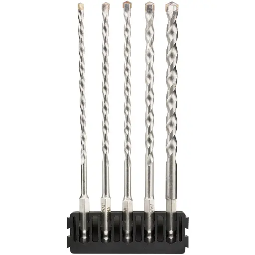 Касета з універсальними свердлами DeWalt Multi Material Impact діаметр 4, 5, 5.5, 6, 8 мм 1/4 дюйма 6 шт. (DT70830) - фото 2