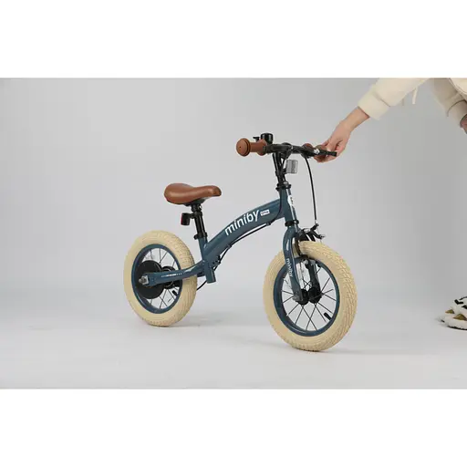 Велосипед-биговел Qplay Miniby 3в1 12" Grey-Blue (CB02MiniBy12Grey-Blue) - фото 7