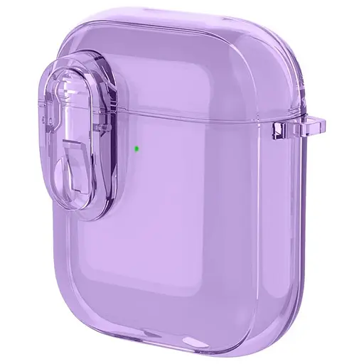 Футляр TPU Colorful для навушників Airpods 1/2 Purple