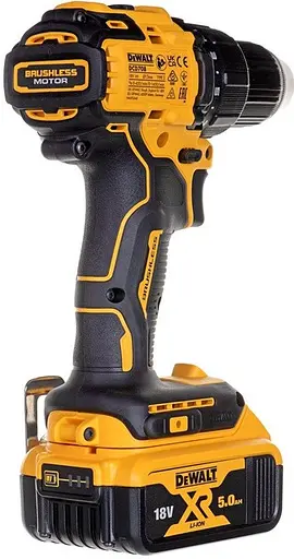 Аккумуляторная дрель-шуруповерт DeWalt с АКБ и ЗУ DCD708P3T - фото 4