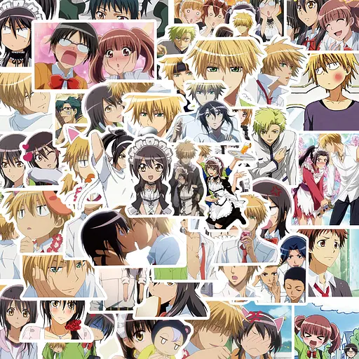 Стікерпак Президент студради - покоївка! Набір наклейок GeekLand Kaichou wa Maid-sama! 50 штук - фото 7