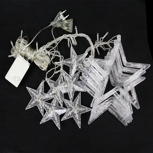 Гирлянда светодиодная  Штора Звездопад 138LED 12 звезд - фото 4