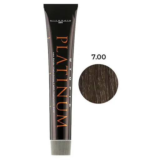 Професійна стійка крем-фарба для волосся Hipertin Platinum 7.00 блонд 60 мл - фото 1