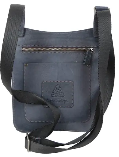 Мужская кожаная сумка Mykhail Ikhtyar 24х26х3 см sum0023017 - фото 4