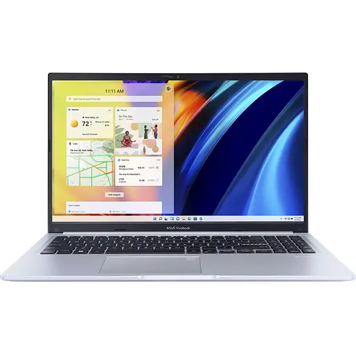 ASUS Ноутбук Vivobook 15 M1502YA-BQ619 15.6" FHD IPS, AMD R5-7430U, 16GB, F512GB, UMA, NoOS, Серебристый
