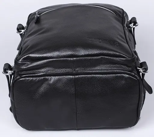 Городской мужской кожаный рюкзак, черный Tiding 28.5х41х18.5 см sum0028453 - фото 5