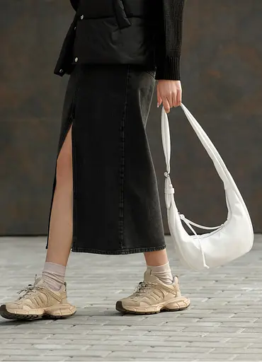 Женская сумка Sambag HOBO S белый 30 х 13 х 8 см (53100008) - фото 6