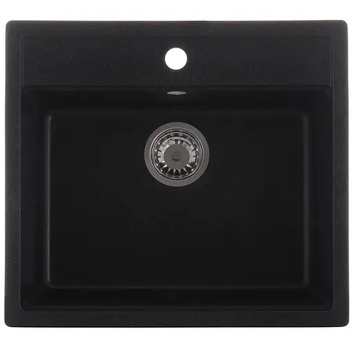 Кухонная мойка Zerix ZS-5751S-13 graphite ZX4601, Графит - фото 1