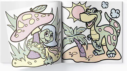 Водяні розмальовки. Динозаврик - фото 2