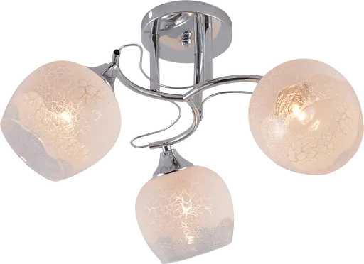 Люстра стельова V XA1633-3 CR на 3 плафони