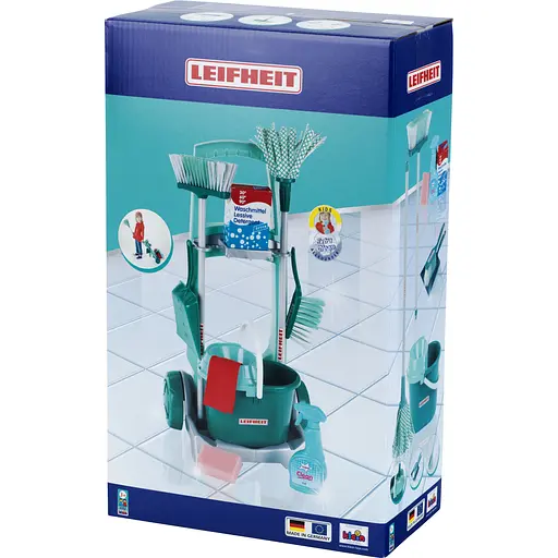 Игрушечный набор Klein Leifheit Тележка для уборки с аксессуарами (6562) - фото 6