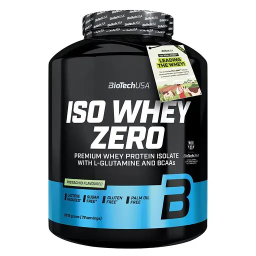Протеин BiotechUSA Iso Whey Zero Pistachio 1.816 кг