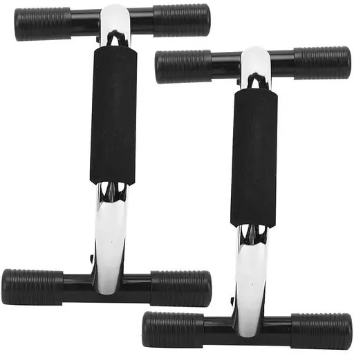 Упоры для отжиманий York Fitness (пара), хром - фото 5