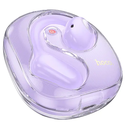 Навушники бездротові Hoco EA3 відкриті TWS фіолетовий - фото 3