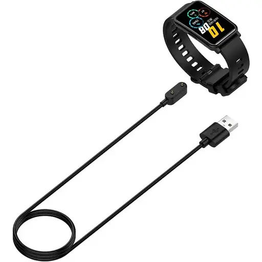 Зарядний пристрій DK CDK кабель (1m) USB для Huawei Children's Watch 4X (011938) (black) - фото 5