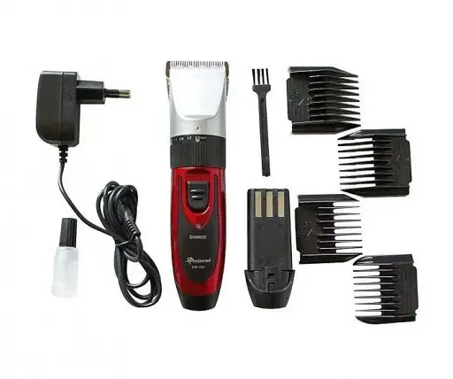 Машинка для стрижки Geemy GM-550 (Керамика/Титан, 2 аккумулятора)