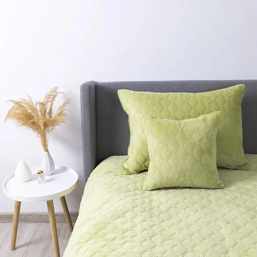 Покрывало ТЕП Velour салатовое ромб прямой 220 x 240 см (4-00517_21934) - фото 3