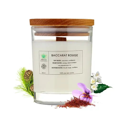 Аромасвічка Baccarat rouge L PURITY 150 г - фото 1