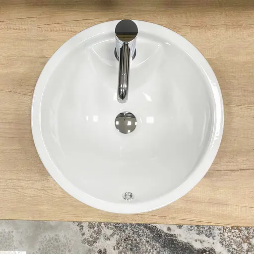 Умивальник VBI Pianette white врізний VBI-018015, Білий - фото 3