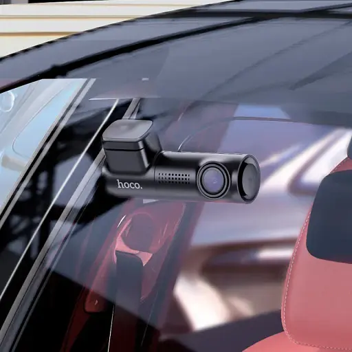 Автомобильный видеорегистратор Hoco DV1 Driving Recorder Black [122312] - фото 3
