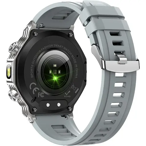 Смарт-часы Uwatch Smart Surf X Pro Grey 2 ремешки серебристые (3384) - фото 6