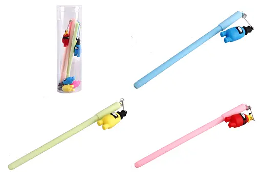 Ручка кулькова на підвісці Among Us, синя, 6 шт., 2160 - фото 2