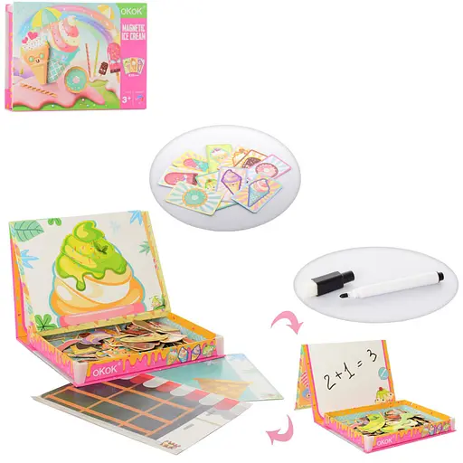 Деревянная игрушка Пазлы MD 2815 магнитные Сладости