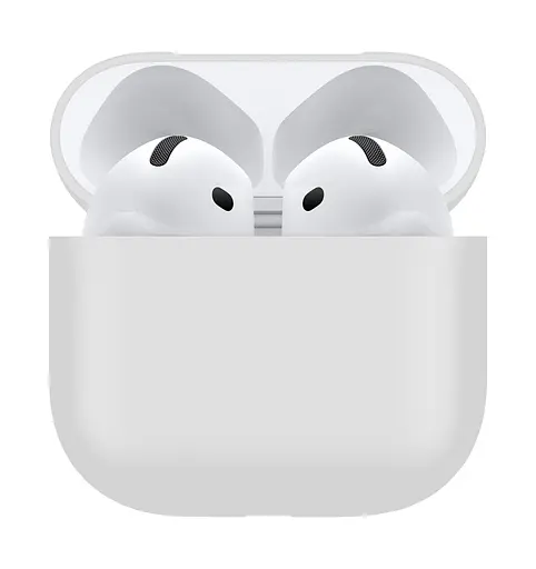 Чохол для навушників MAKE Apple AirPods 4 Silicone White