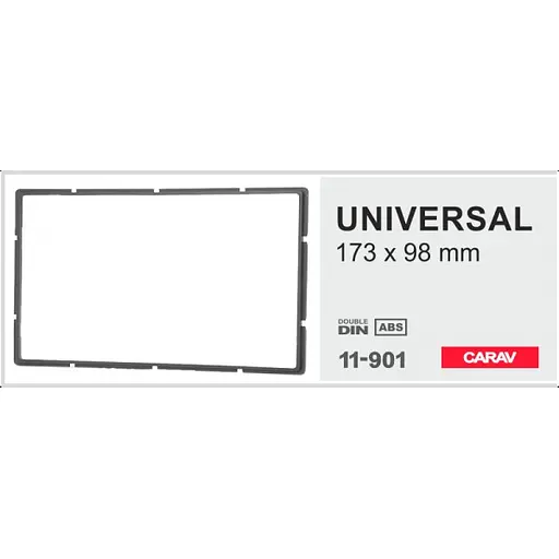 Универсальная рамка 2 DIN Carav 11-901 - фото 4
