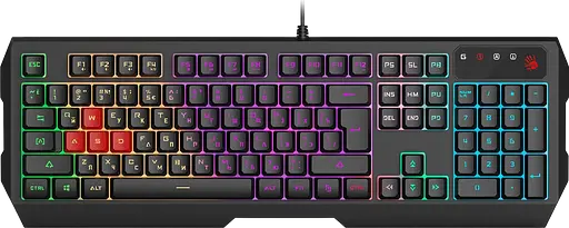 Клавіатура A4Tech B140N Bloody RGB Black