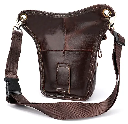 Кожаная барсетка мужская Vintage 16х12х3,5 см acs0014742 - фото 3