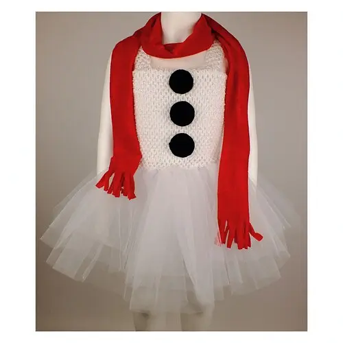 Сукня Сніговичок дитяча - фото 1