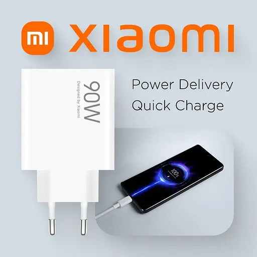 Зарядний пристрій 3 виходи Xiaomi 90W HyperCharge Power Adapter (3-Port) BHR087MEU - фото 4