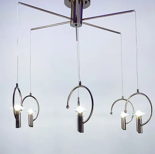 Подвесная люстра в корухе бронза на 6 ламп Line.F 5008/6 GR - фото 2