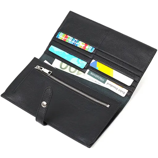 Кожаный женский кошелек Tony Bellucci 10.5х19.5х1 см acs0027001 - фото 4