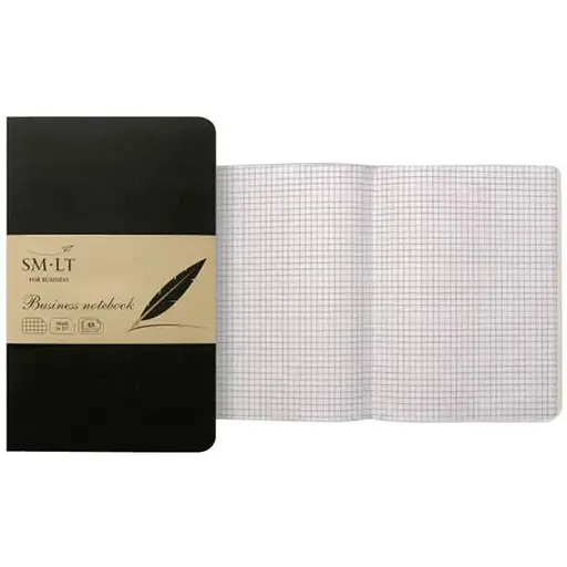 Блокнот SM-LT Art BUSINESS А5 (210х132мм) 70г/м2 48 листов белый в клетку SMILTAINIS
