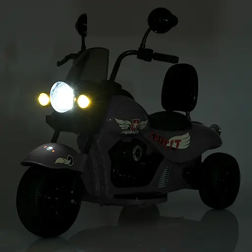 Електромобіль дитячий Bambi Мотоцикл M 5739EL-11 Racer з екокожаним сидінням та EVA колесами - фото 3
