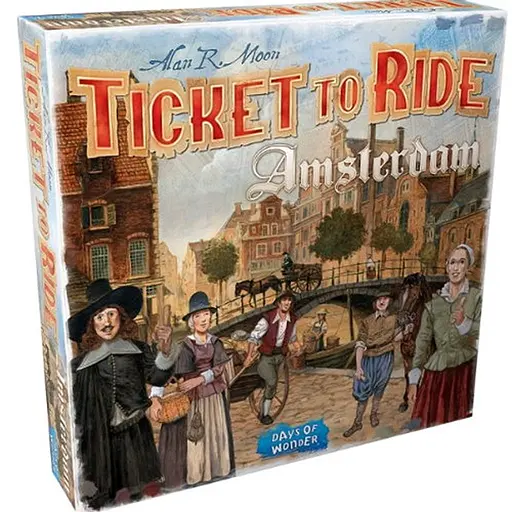 Настольная игра Days of Wonder Билет на поезд: Амстердам (Ticket to Ride: Amsterdam) (англ.) (DOW720163) - фото 1