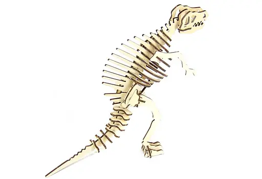 Дерев'яний конструктор "Спинозавр" 41 деталей - фото 6