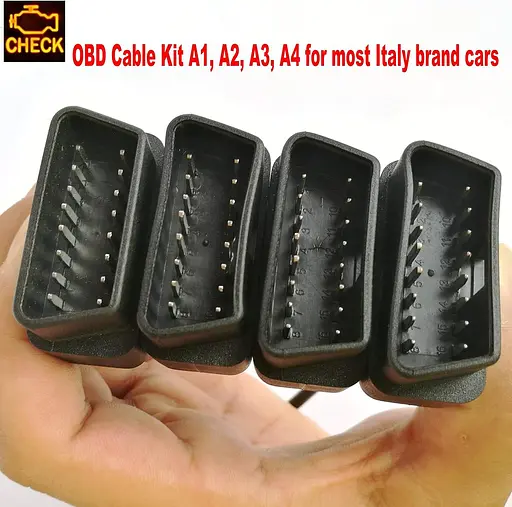 Адаптерний кабель OTKEFDI OBD II, OBD A1, A2, A3, A4 [Енергетичний клас A+++] - фото 3