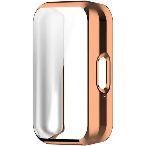 Чехол-накладка DK для Samsung Galaxy Fit3 (R390) Silicone Face Case (rose gold) - фото 4