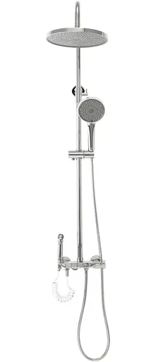Душовя система Rea Max з термостатом та виливом хром REA-P6616, Хром - фото 5