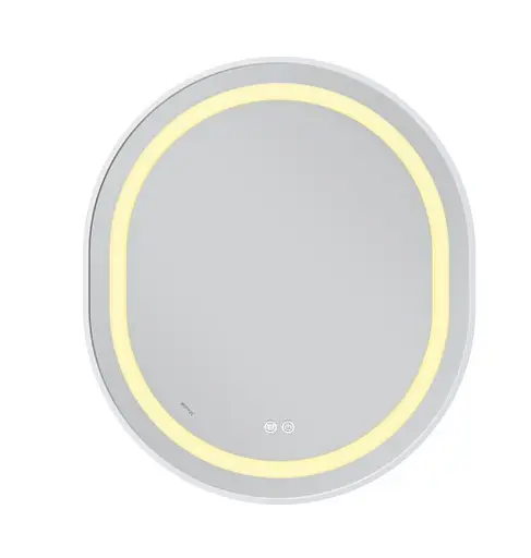 Дзеркало Mixxus Premium ELLIPSE MV05-80x70-REVERSE WHITE (LED Touch, Anti-fog (3-6kK)) (MP6645) - фото 4