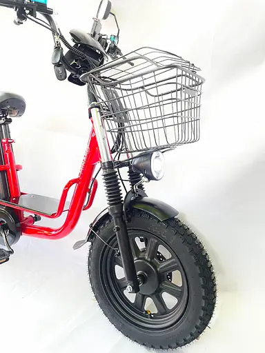 Электровелосипед двухместный Minako Monster (2000W 60V 36Ah) + Тормоз гидравлика Красный - фото 2