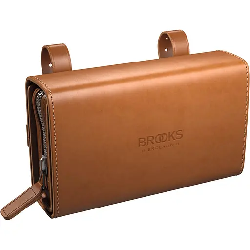 Сумка под седло Brooks D-Shaped Tool Bag 1lt Светло-коричневый (1007-009055) - фото 2